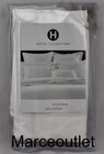 Hotel Collection Italian Percale 100% Cotton EURO Pillowshams White / White