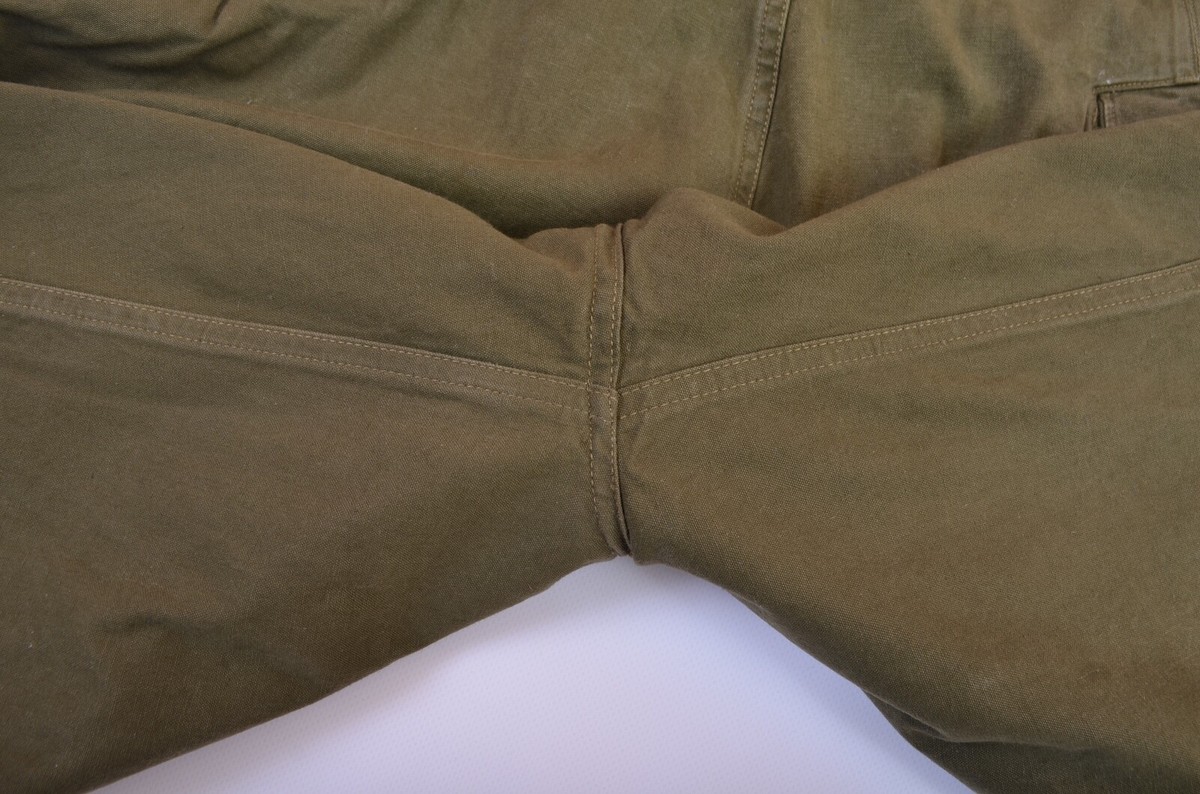 Vintage 50s 1956 Belgian Army Military Gren Khaki Trouser Vintage 50s 1956 Belgian Army Military Gren Khaki Trouser