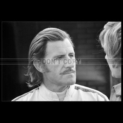 Photo Ancienne F1 1971 - Graham Hill Et Ronnie Peterson Au Questor GP Ontario