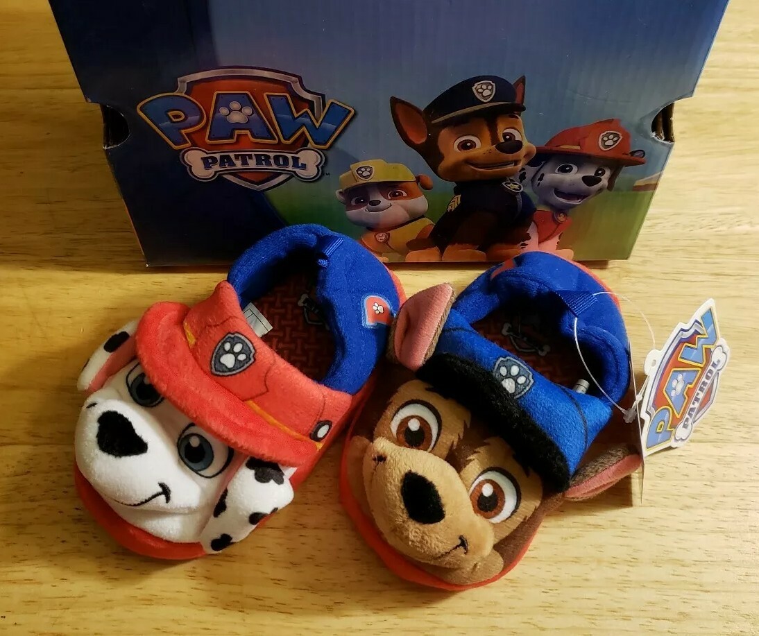 Amazon Paw Patrol Girl's Skye And Everest A-Line Plush Slipper