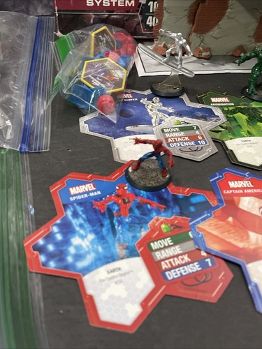 Marvel Heroscape 2007 juego de construcción y batalla faltan 2 cartas de juego, Dr Doom/Red Sk - Imagen 8 de 16