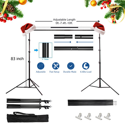 Pro Backdrop Stand 10x7 ft Heavy Duty Adjustable Photography Background Photo