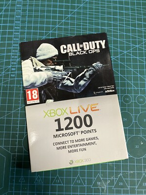 Call of Duty: Black Ops Marken 1200 Microsoft Points (ohne Punkte)