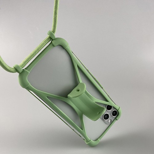 Universal Silicone Cell Phone Lanyard Holder Case Cover Phone Neck Strap Rope H - 第 7/14 張圖片
