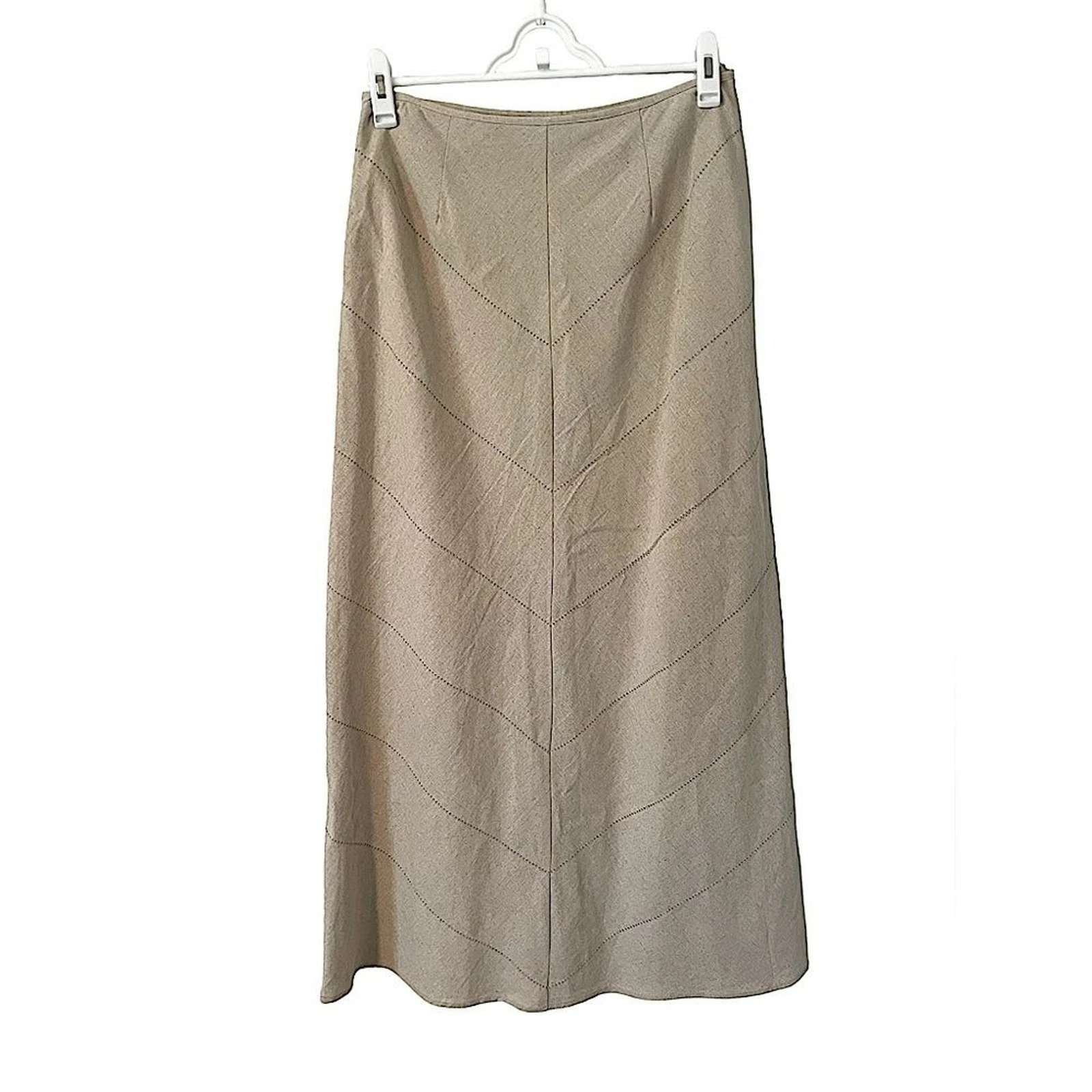 Edward Vintage Maxi Linen Skirt,‎ Woman’s Size 8