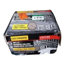 See Description DECKMATE 360 Black Colladed Hidden Deck Fastener Grooved Decking