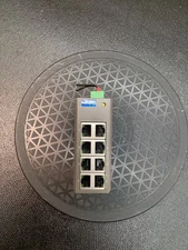 MOXA EDS-208 8-PORT ETHERNET SWITCH DIN RAIL USED