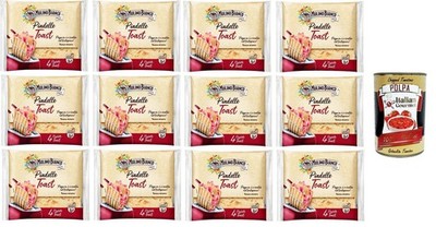 Mulino Bianco Piadelle Toast Senza Strutto Toastpiats ohne Schmalz 12x240g+Polpa
