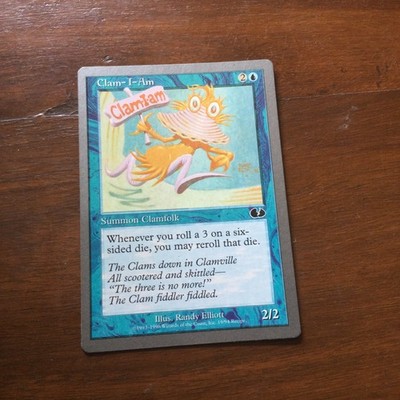Clam-I-Am portal magic the gathering card MTG