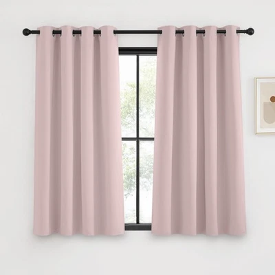 Rideau Occultant Court Rideaux Opaque pour Cuisine 140x160cm - Photo 1/4