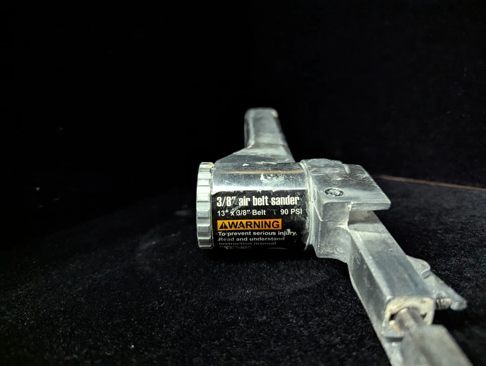 Lijadora de banda neumática central neumática 3/8" 90 PSI Foto 2 de 2