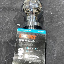 Curt 40007 Chrome 2-516 In Receiver Trailer Hitch Ball 10000 Lbs Capacity