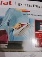 Tefal SV6110 Express Essential Steam Generator Iron - White & Ruby Red