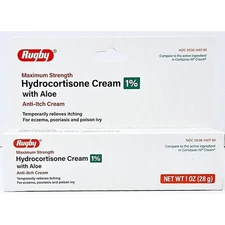 Rugby Hydrocortisone Cream with Aloe Itch Relief, 1 oz. Cortizone-10, Each