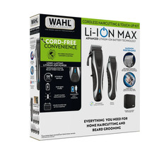 Wahl Li-ION MAX Cordless Haircutting Beard Grooming Kit NEW