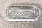 VtG Clear Glass Anchor Hocking Wexford Diamond Butter Dish Bottom-Replacement
