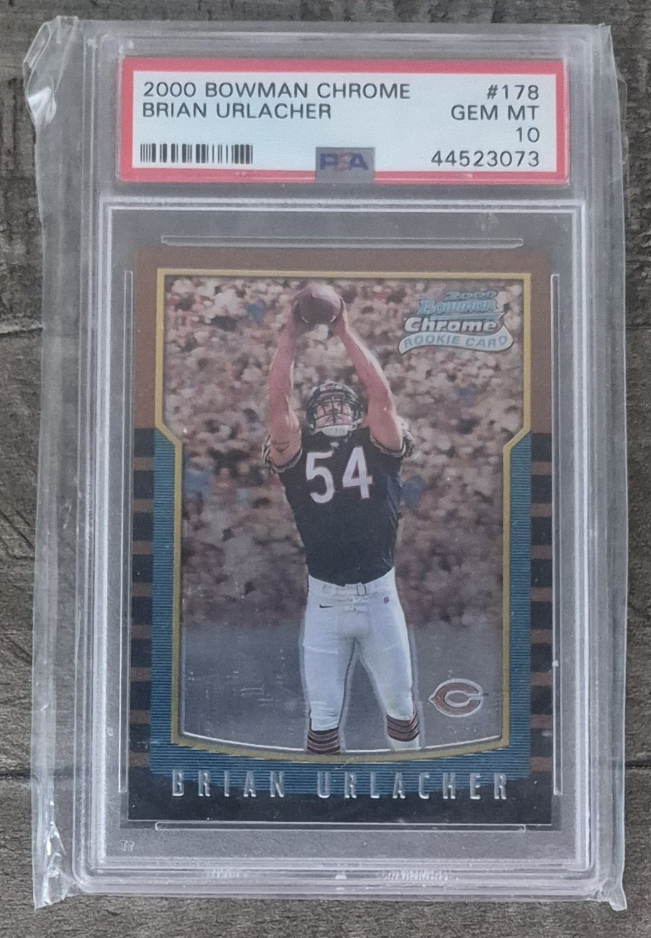 2000 Bowman Chrome Brian Urlacher #178 (RC) PSA 10 Chicago Bears Great New Label