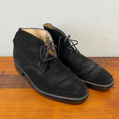 Tod\'s Desert Boots in Black Suede Man BLACK Winter Gommino Desert Boots in Suede  main image 4