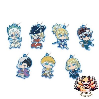 NEU [Takara Tomy Arts] DefoLaba Dr.STONE Schlüsselanhänger insgesamt 7 Arten ...