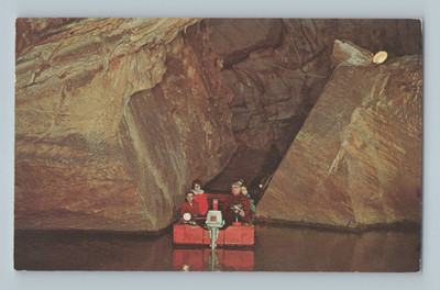 Strait of Gibraltar Penn's Cave Centre Hall PA Vintage Postcard K2