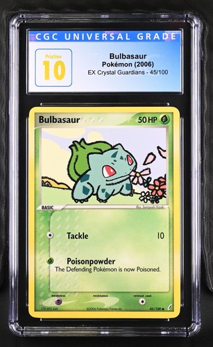 Bulbasaur graded CGC 10 for sale on eBay