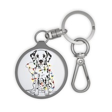 Dog Lover Keyring Tag, Personalized Pet Gift, Holiday Keychain, Custom Dog NEW