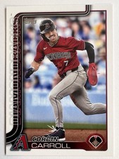 Topps 2025 Series 1 Corbin Carroll #78 Arizona Diamondbacks Baseball Card