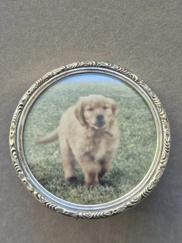 Vintage Lunt sterling silver mini photo frame