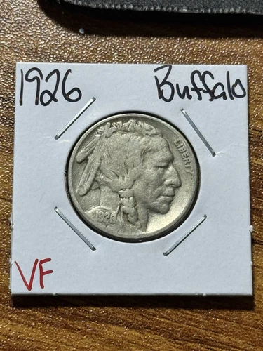 1926 P Buffalo Nickel Nice VF Very Fine Better Date Coin (Raw14148) T