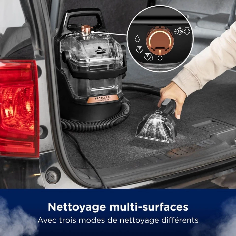 Nettoyeur détacheur BISSELL SpotClean Hydrosteam Pro B3700N - Photo 3/4
