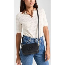 Tory Burch Miller Mini Crossbody Bag Black OS