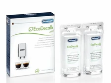 DeLonghi EcoDecalk Descaler 2x100ml Coffee Machine Cleaner Genuine 5513296011