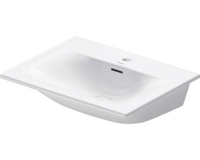 DURAVIT Möbelwaschtisch Viu 63 x 49 cm weiß glänzend mit Beschichtung 2344630000