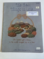 June Grigg Designs The Best Things in Life Counted Cross Stitch Book 15 Apple