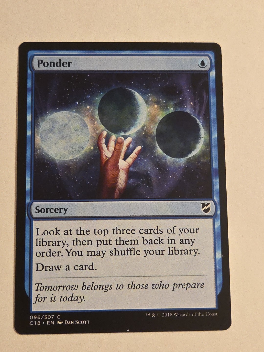 Ponder X1 C18 MTG Commander 2018
