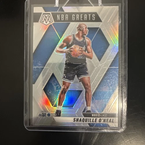 2024-25 Panini Mosaic NBA Greats Shaquille O'Neal #297 Silver Prizm Magic