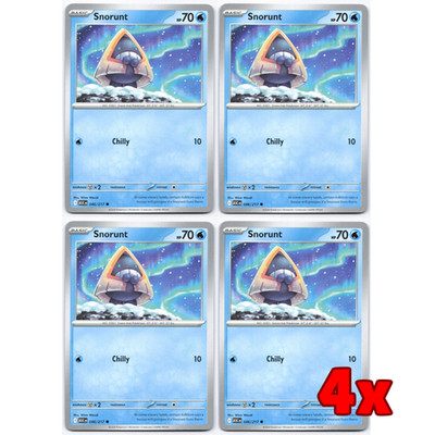 Pokémon TCG 4x Snorunt 046/217 Ascended Heroes Playset NM