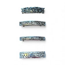 Vintage Barrettes Brighton Oberon Design Lot of 4 Made in France