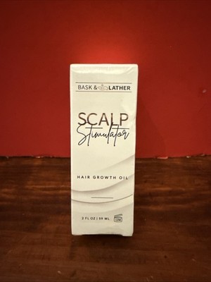 Bask & Lather Scalp Stimulator - Hair Growth Oil Cold Pressed Mint & Rosemary