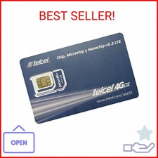 Telcel Mexico Prepaid SIM Card with 2.5 GB of Data and Unlimited Calls and Whats