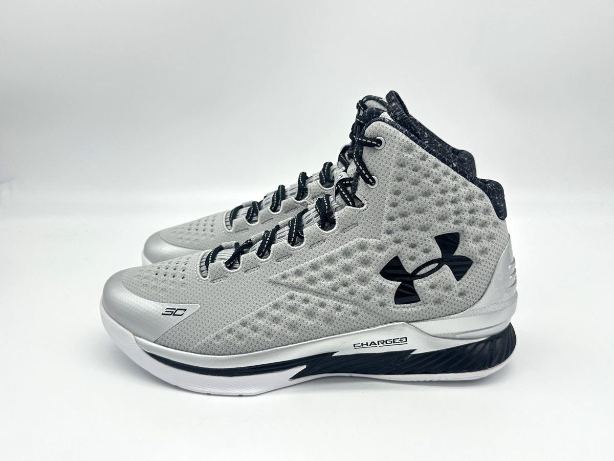 Under Armour Curry 1 RFLCT Men's Size 10 Basketball Shoes Silver