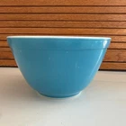 Vintage PYREX 401 Primary Blue Mixing Nesting Bowl 1.5 Pint 1950’s USA