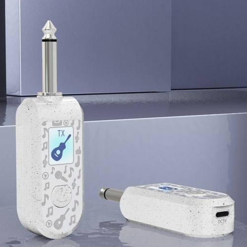 Système de guitare sans fil portable avec émetteur et récepteur pour musicien - Zdjęcie 3 z 14