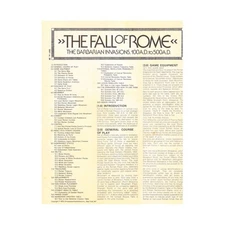 SPI Wargame Fall of Rome Bag VG+