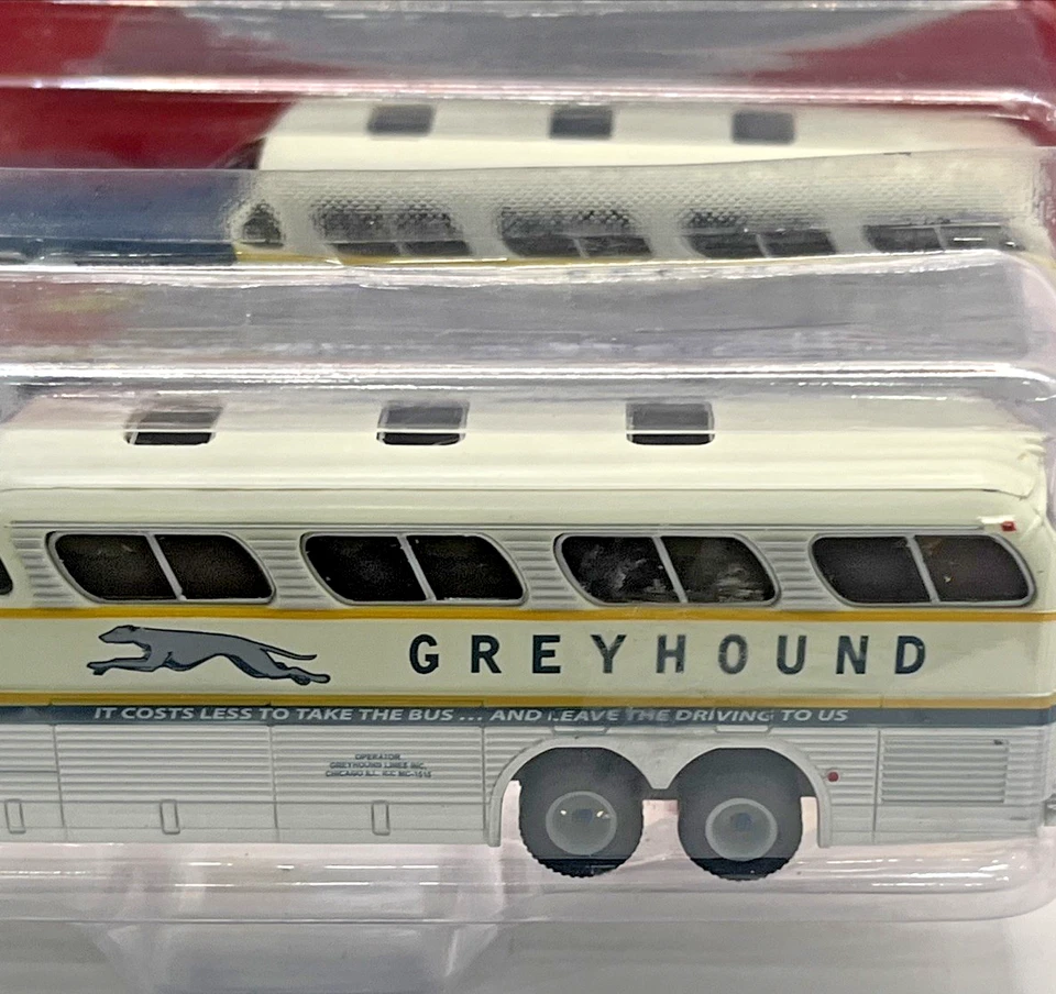 Mini Metals HO Lote de 2 autobuses Greyhound Nueva York #33109 Foto 3 de 4