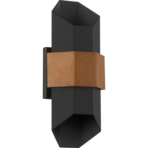 Quoizel CHS8307 Chasm 15" Tall LED Outdoor Wall Sconce - Black - Picture 10 of 10