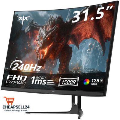32 Zoll Curved FHD 240Hz 1ms MPRT VA Panel Gaming Monitor