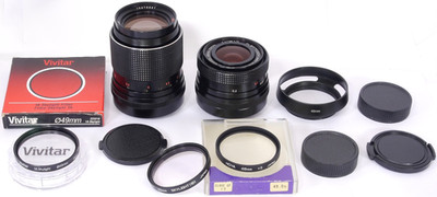 Carl Zeiss Flektogon 35mm F2.4 & Sonnar 3.5/135mm Objektive in sehr gutem+ Zustand