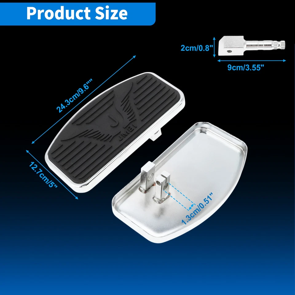 Motorcycle Front Foot Pegs for Honda Magna VF250/VT250/VF750 1994-2013 1 Pair Foto 3 de 4