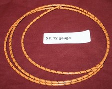 5 ft 12 ga Primary Orange Wire Hit & Miss Gas Engine Motor Ignition Spark 